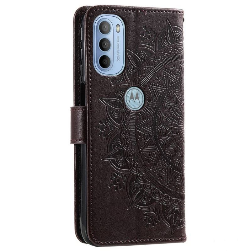 Etui Folio do Motorola Moto G31 / Moto G41 Mandala Sun