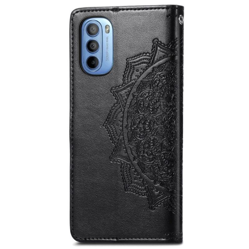 Etui Na Telefon Pokrowce do Motorola Moto G31 / Moto G41 Biznes Mandala Relief Faux Leather