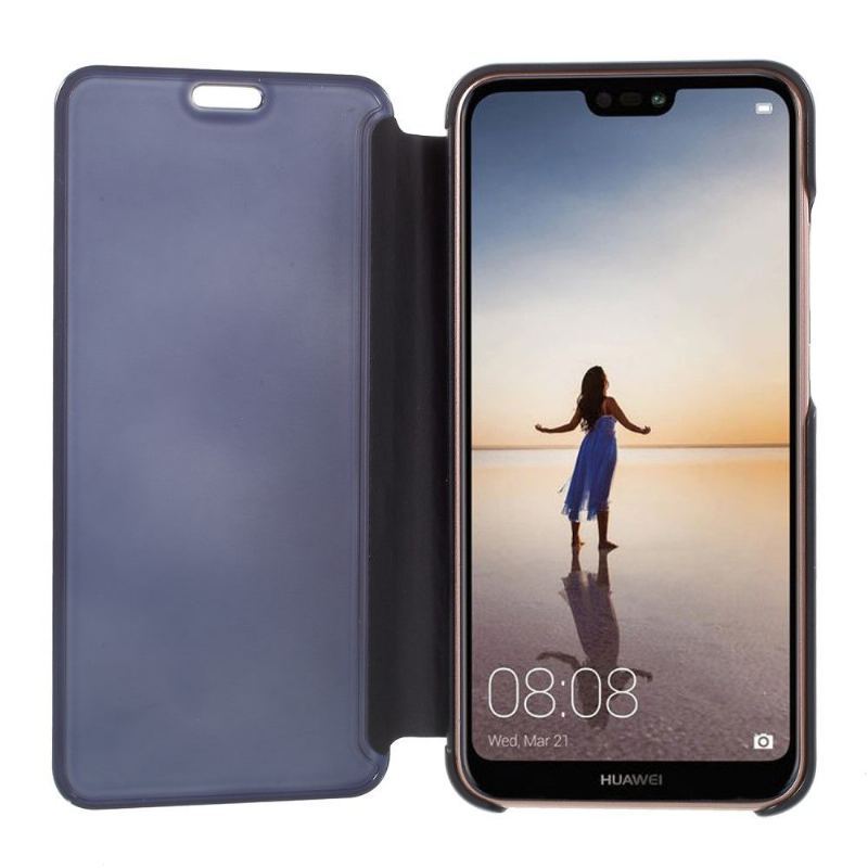 Etui do Huawei P20 Lite Anti-fall Etui Folio Efekt Lustra