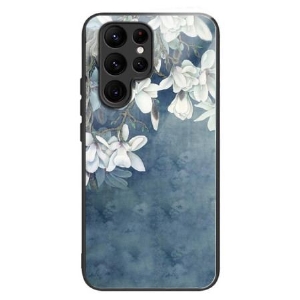 Etui Do Samsung Galaxy S24 Ultra 5g Magnolie Ze Szkła Hartowanego