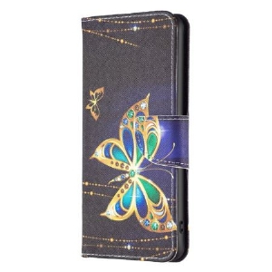 Etui Folio Do Samsung Galaxy S24 Ultra 5g Biżuteria W Kształcie Motyla