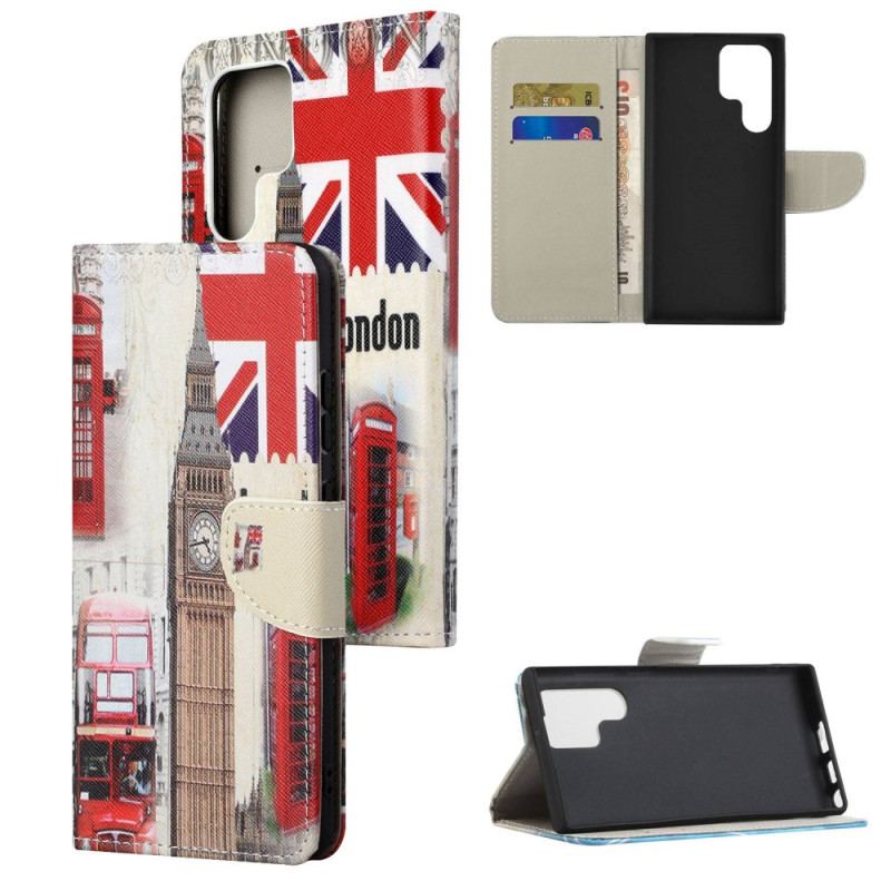 Etui Folio Do Samsung Galaxy S24 Ultra 5g Życie W Londynie