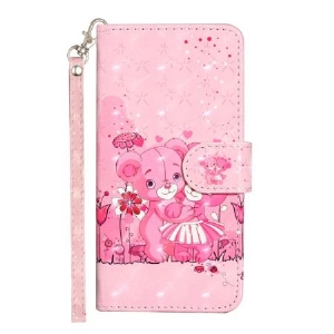 Etui Folio Samsung Galaxy S24 Ultra 5g Misie Na Smyczy Etui Ochronne