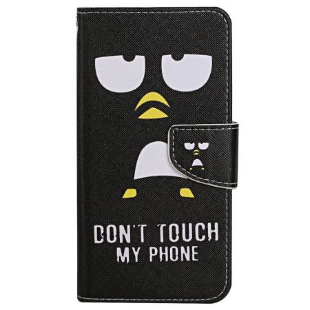 Etui Folio Samsung Galaxy S24 Ultra 5g Pingwin Nie Dotykaj Mojej Smyczy Do Telefonu Etui Ochronne