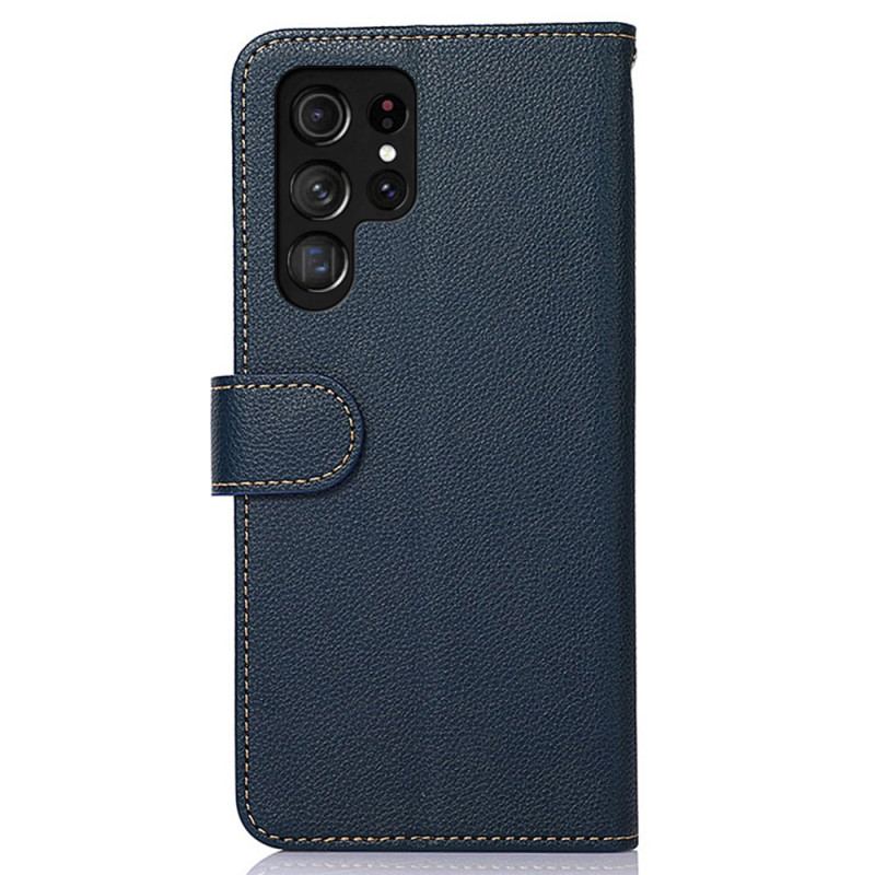 Etui Folio Samsung Galaxy S24 Ultra 5g Z Blokadą Rfid Khazneh Etui Ochronne