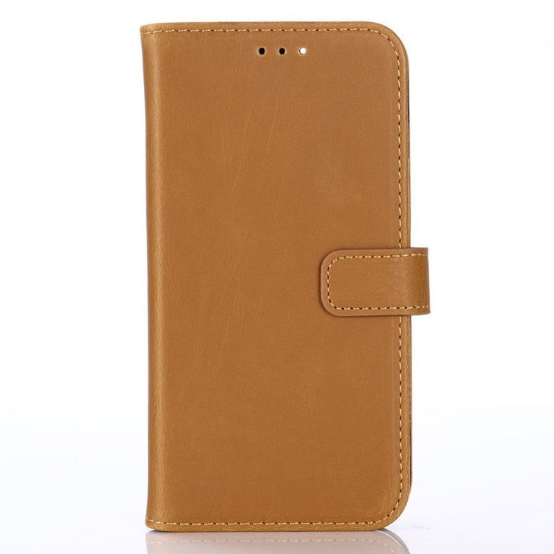 Case do iPhone 12 Pro Max Etui Folio Retro Skórzany Efekt