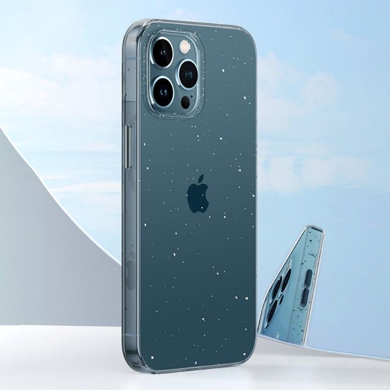 Etui do iPhone 12 Pro Max Anti-fall Przezroczyste Cekiny