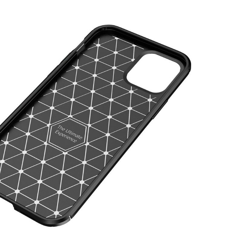 Etui do iPhone 12 Pro Max Efekt Włókna Węglowego