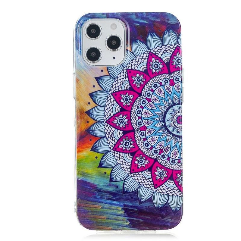 Etui do iPhone 12 Pro Max Luminous Colorful Mandala