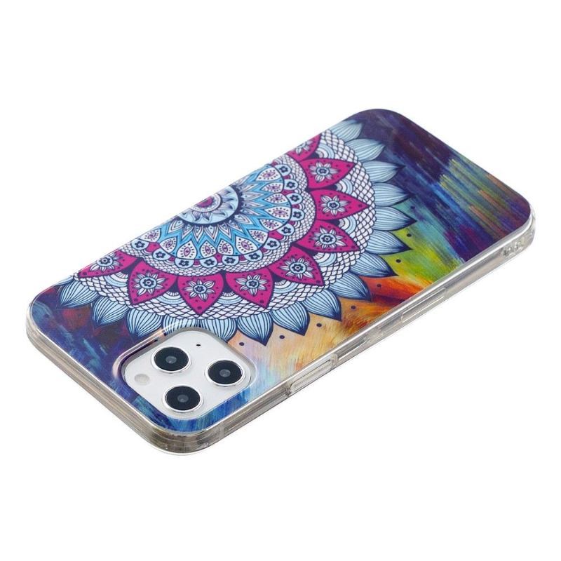 Etui do iPhone 12 Pro Max Luminous Colorful Mandala