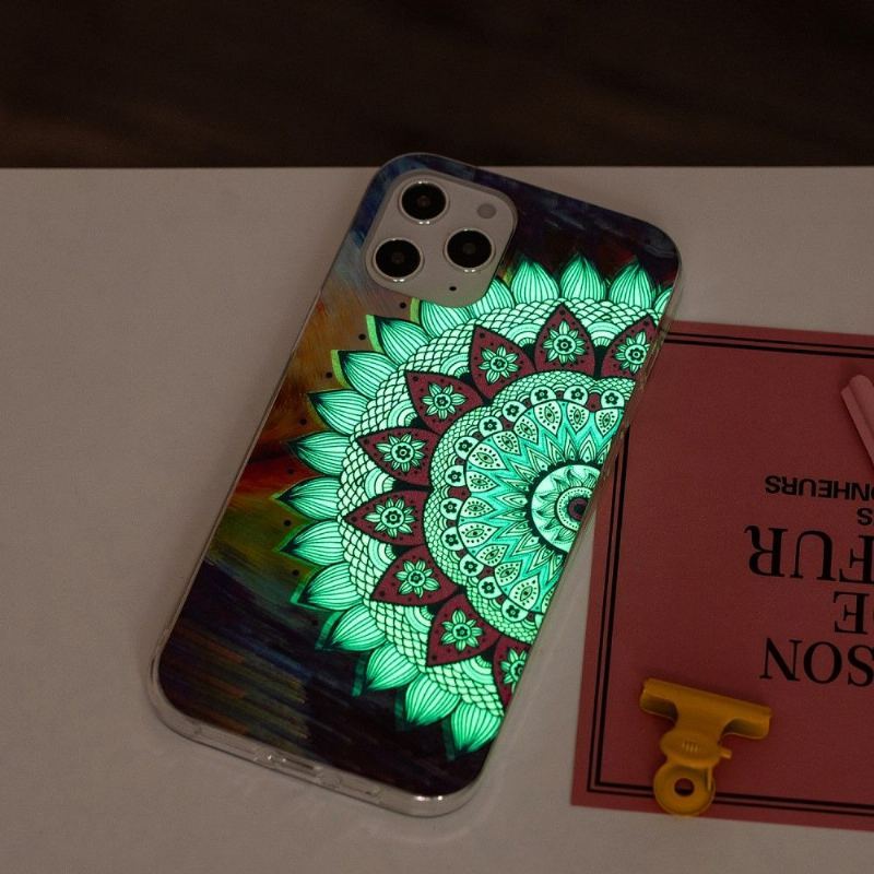 Etui do iPhone 12 Pro Max Luminous Colorful Mandala