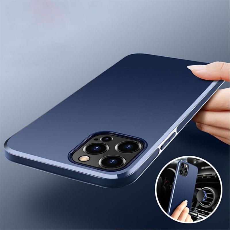 Etui do iPhone 12 Pro Max Magnetic Simplism - Granatowy