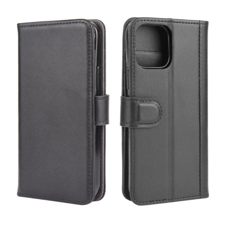 Etui Folio do iPhone 12 Pro Max Obrzeża Premium Skóra