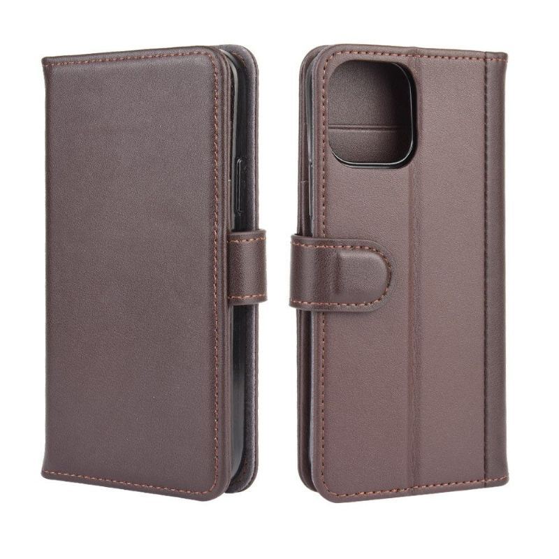 Etui Folio do iPhone 12 Pro Max Obrzeża Premium Skóra