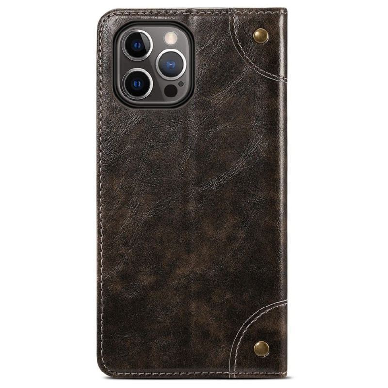 Etui Folio do iPhone 12 Pro Max Skórzany Futerał 055 Series Flip Faux Leather