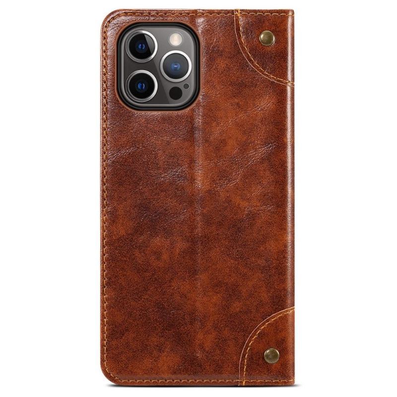 Etui Folio do iPhone 12 Pro Max Skórzany Futerał 055 Series Flip Faux Leather