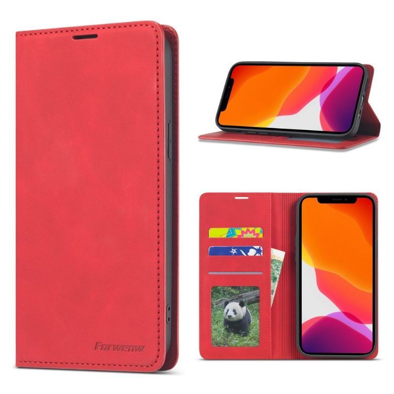 Obudowa Etui Na Telefon do iPhone 12 Pro Max Forwenw Faux Leather