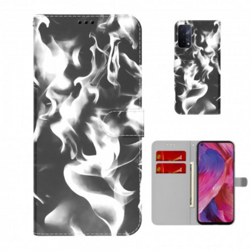 Etui Folio do Oppo A54 5G / A74 5G Abstrakcyjny Wzór