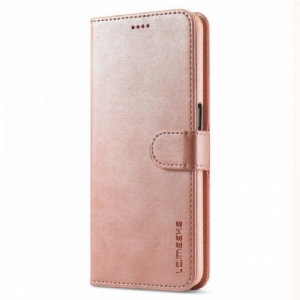 Etui Folio do Oppo A54 5G / A74 5G Lc.imeeke Efekt Skóry