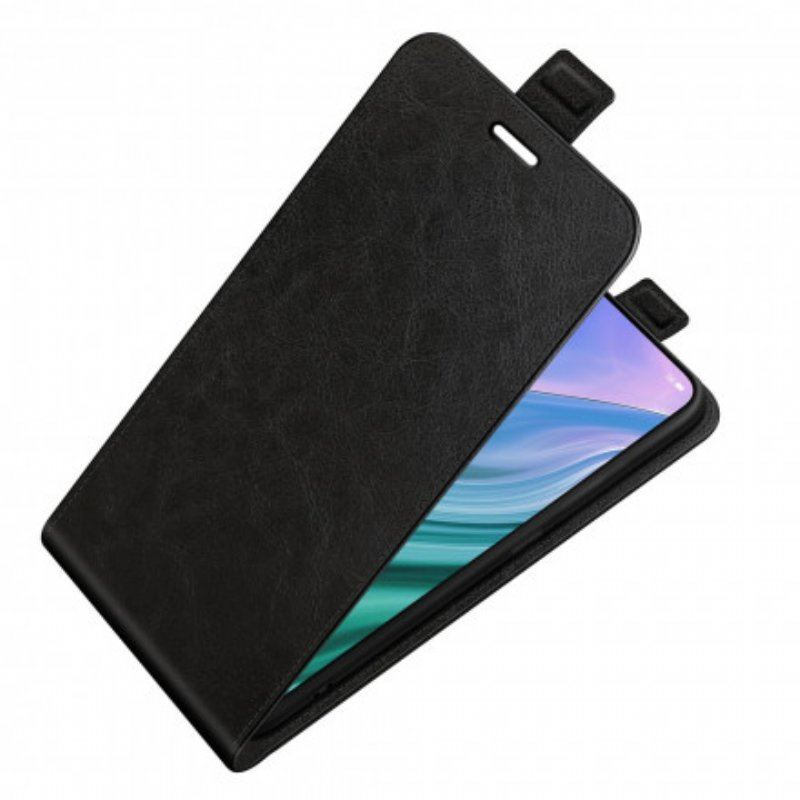 Etui Folio do Oppo A54 5G / A74 5G Skórzany Futerał Pionowa Klapa Z Efektem Skóry