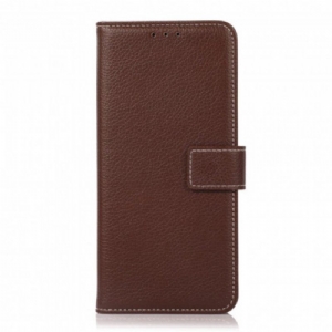 Etui Folio do Oppo A54 5G / A74 5G Tekstura Liczi