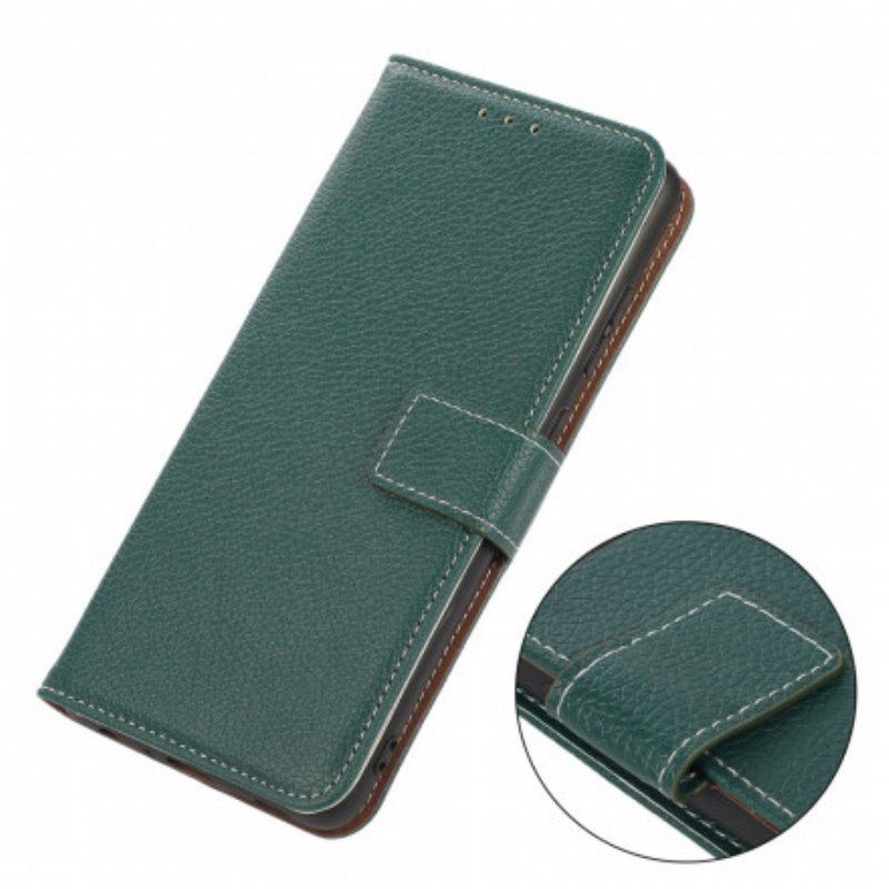 Etui Folio do Oppo A54 5G / A74 5G Tekstura Liczi