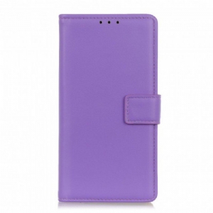 Etui Folio do Oppo A54 5G / A74 5G Zwykła Sztuczna Skóra