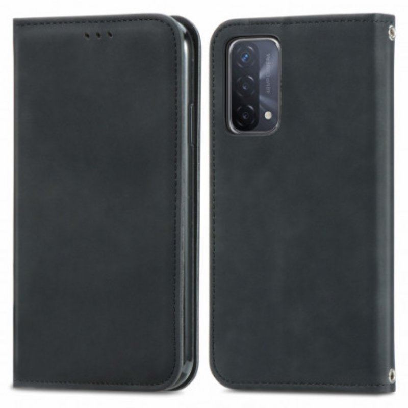 Etui Na Telefon do Oppo A54 5G / A74 5G Etui Folio Dotyk Skóry