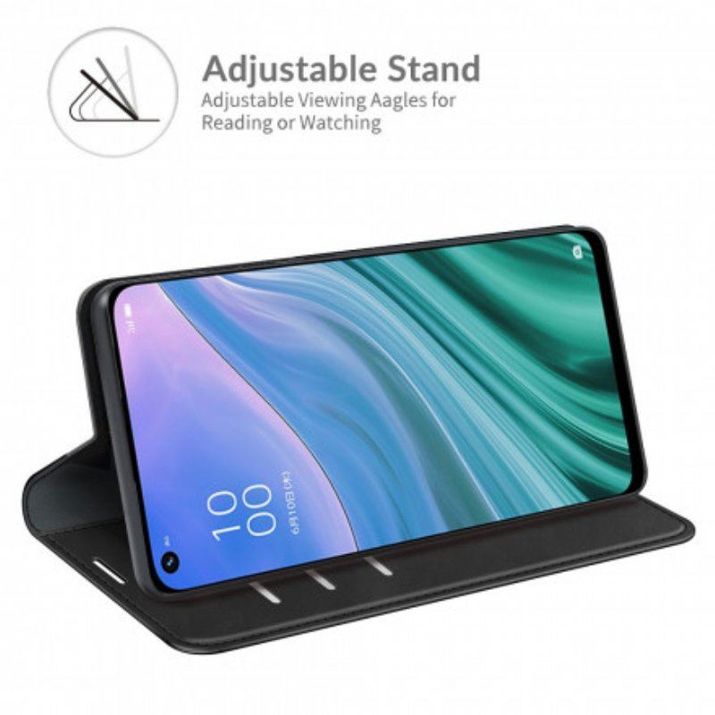 Etui Na Telefon do Oppo A54 5G / A74 5G Etui Folio Dotyk Skóry