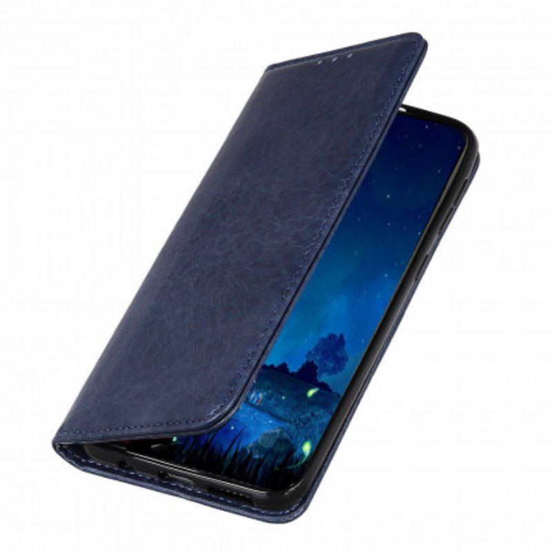 Etui Na Telefon do Oppo A54 5G / A74 5G Etui Folio Rozszczepiona Rzemienna Tekstura