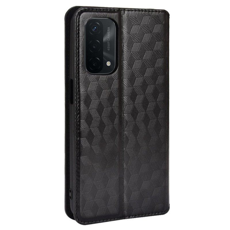 Etui Na Telefon do Oppo A54 5G / A74 5G Etui Folio Tekstura 3d