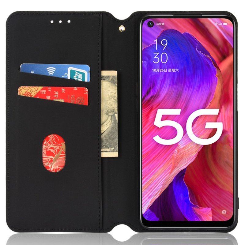 Etui Na Telefon do Oppo A54 5G / A74 5G Etui Folio Tekstura 3d