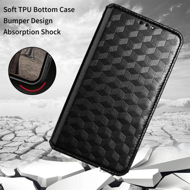 Etui Na Telefon do Oppo A54 5G / A74 5G Etui Folio Tekstura 3d