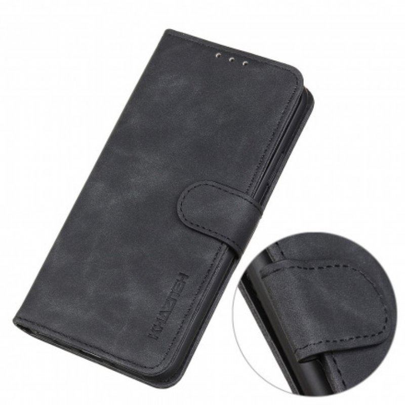 Etui Na Telefon Pokrowce do Oppo A54 5G / A74 5G Efekt Matowej Skóry W Stylu Vintage Khazneh