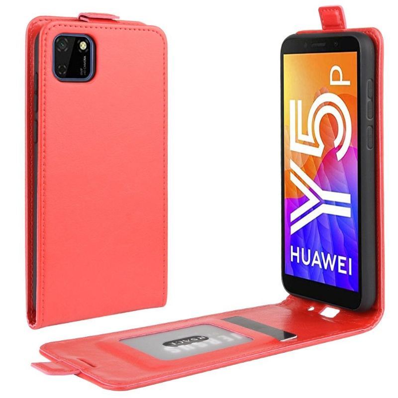 Etui do Huawei Y5p Anti-fall Etui Folio Ze Sztucznej Skóry W Pionie