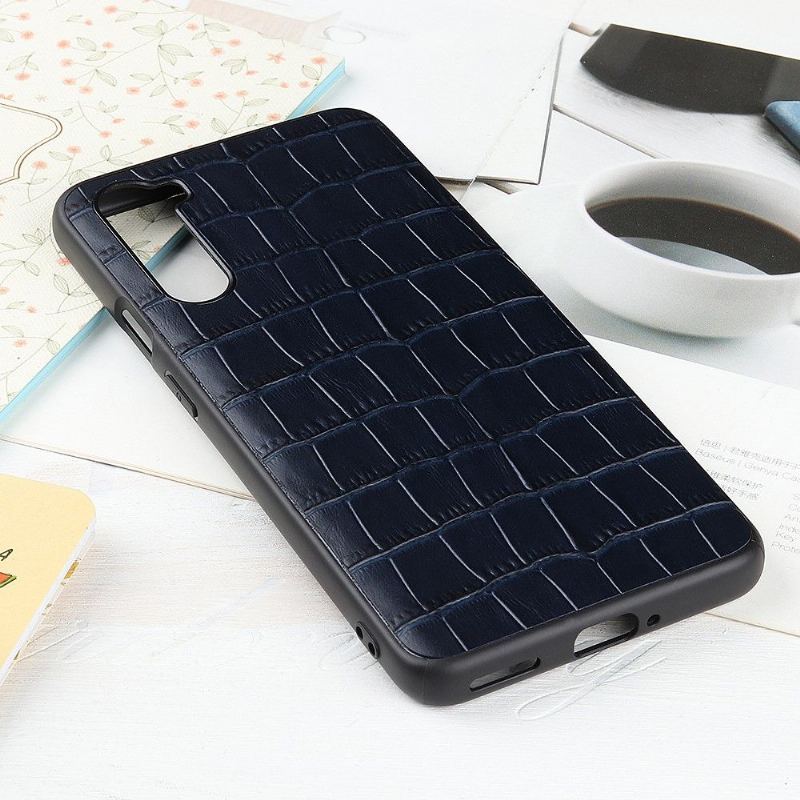 Etui do OnePlus Nord Classic Premium Skóra Z Efektem Krokodyla