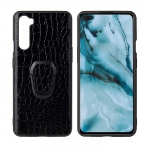 Etui do OnePlus Nord Croc Effect Ze Stojakiem Magnetycznym