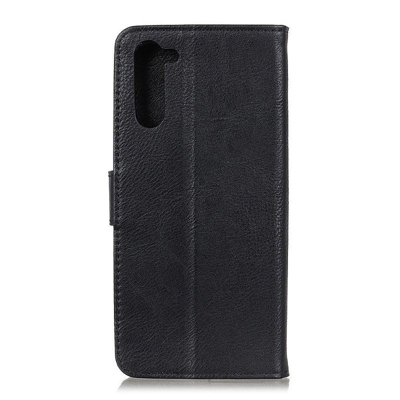 Etui Folio do OnePlus Nord Khazneh Etui Na Karty Z Efektem Skóry