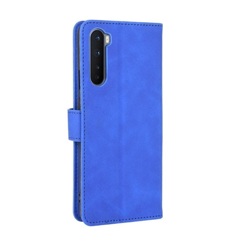 Etui Folio do OnePlus Nord Skórzany Futerał Sztuczna Skóra Niebieski