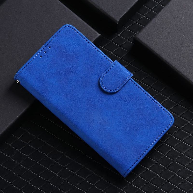 Etui Folio do OnePlus Nord Skórzany Futerał Sztuczna Skóra Niebieski