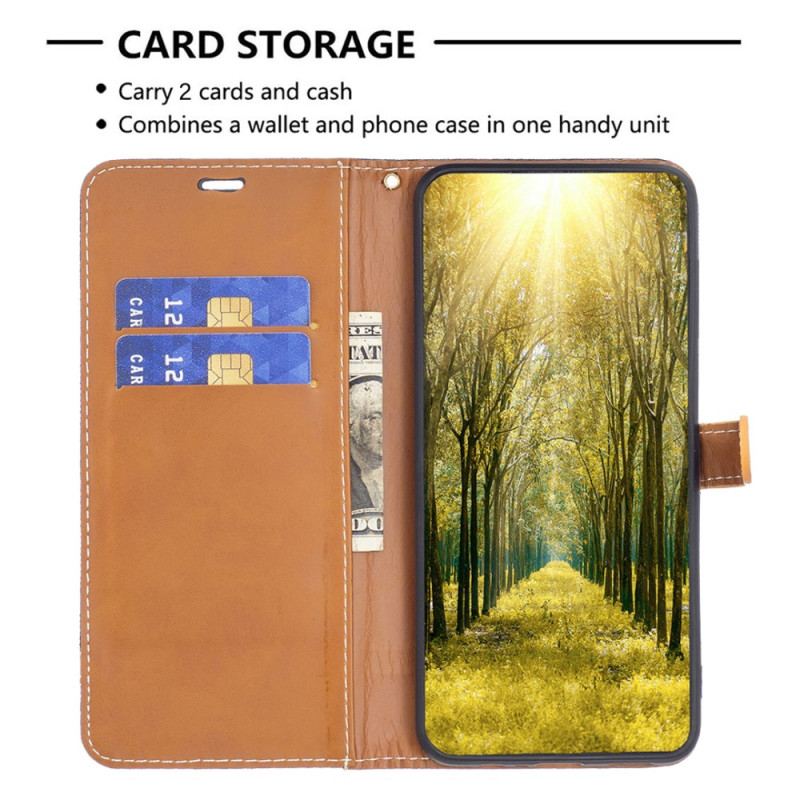 Etui Folio Do Samsung Galaxy S24 Plus 5g Materiał Paska