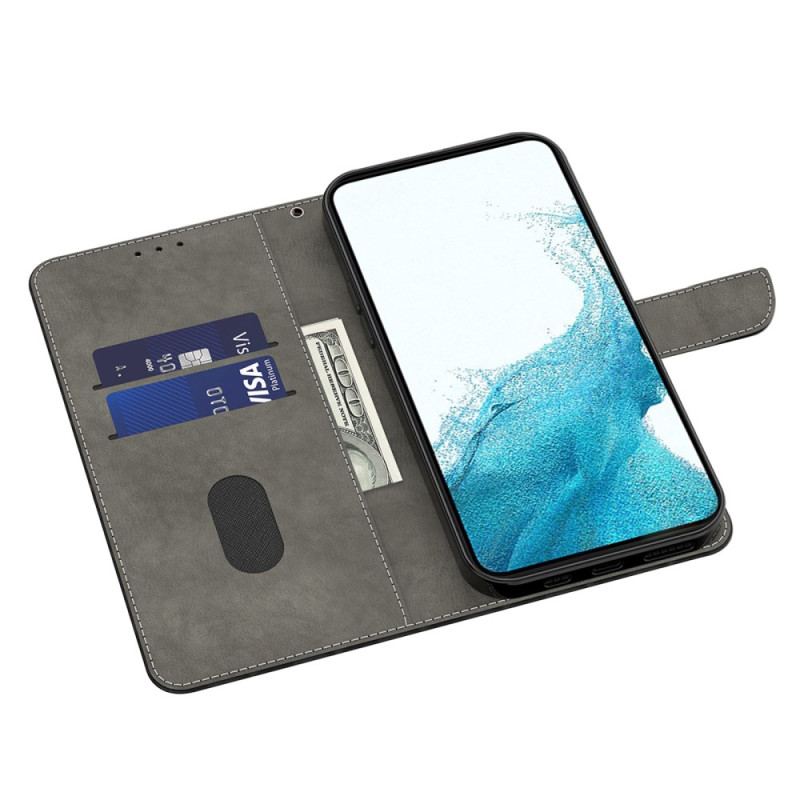 Etui Folio Do Samsung Galaxy S24 Plus 5g Różowy Kwiat