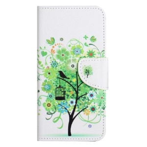 Etui Folio Do Samsung Galaxy S24 Plus 5g Zielone Drzewo