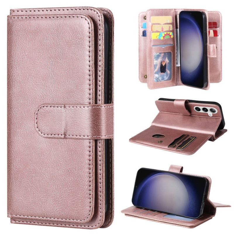 Etui Folio Samsung Galaxy S24 Plus 5g 10 Posiadaczy Kart