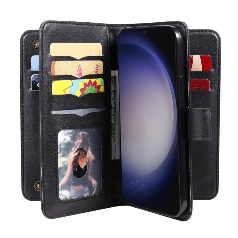 Etui Folio Samsung Galaxy S24 Plus 5g 10 Posiadaczy Kart