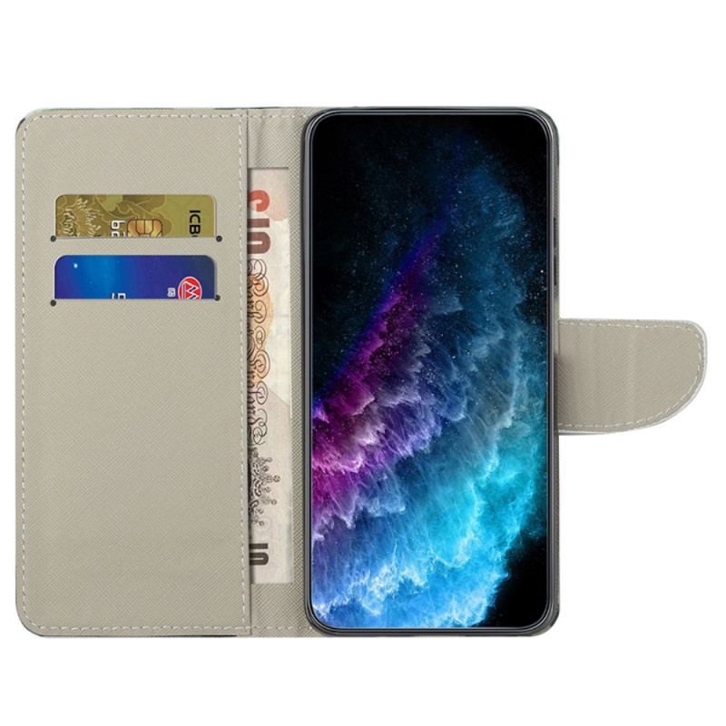 Etui Folio Samsung Galaxy S24 Plus 5g Kamuflaż Wojskowy Etui Ochronne