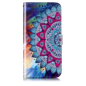 Etui Folio Samsung Galaxy S24 Plus 5g Kwiat Mandali Z Paskiem Etui Ochronne