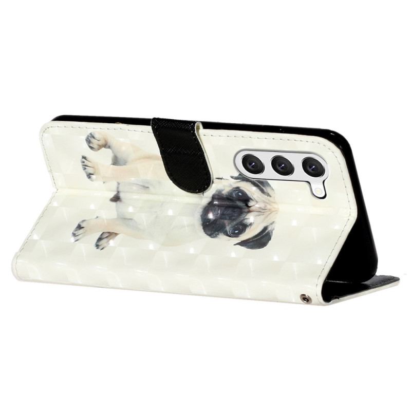 Etui Folio Samsung Galaxy S24 Plus 5g Psy Na Smyczy Etui Ochronne