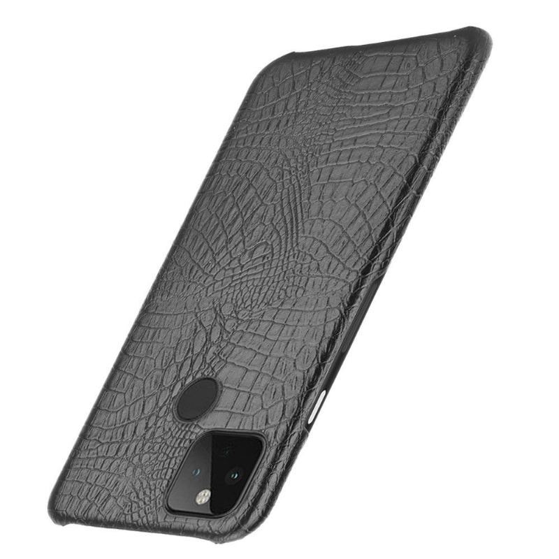 Etui do Google Pixel 4a 5G Classic Croco Efekt Skóry