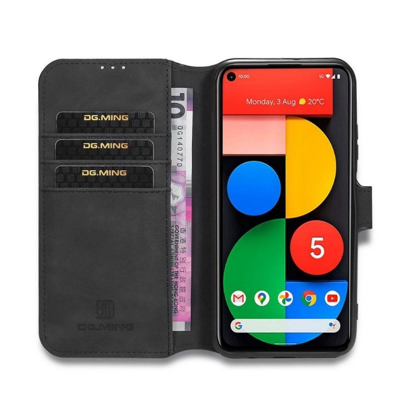 Skórzany Futerał do Google Pixel 4a 5G Dg Ming Styl Retro